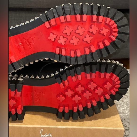 LOUBOUTIN SPIKED BOOTS - Picture 7 of 13